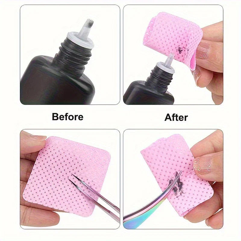Toallitas para Uñas sin Pelusa - Limpieza Profesional para Manicure (200 pcs)