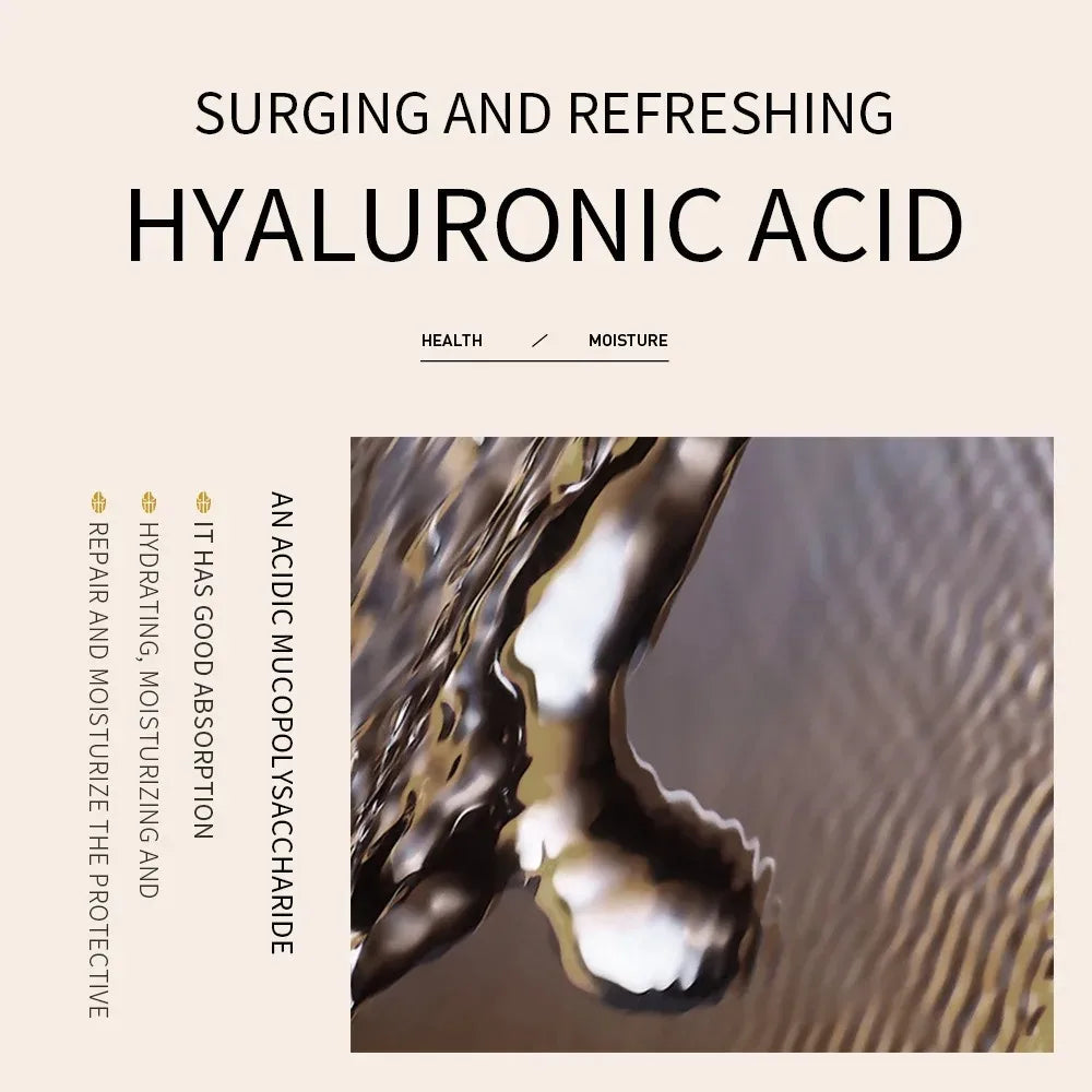 Sérum Facial de Arroz con Ácido Hialurónico - Hidratante Antiarrugas y Reductor de Poros