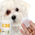 Toallitas de Limpieza para Ojos de Mascotas - Quitamanchas Suaves para Perros y Gatos (200 pcs)