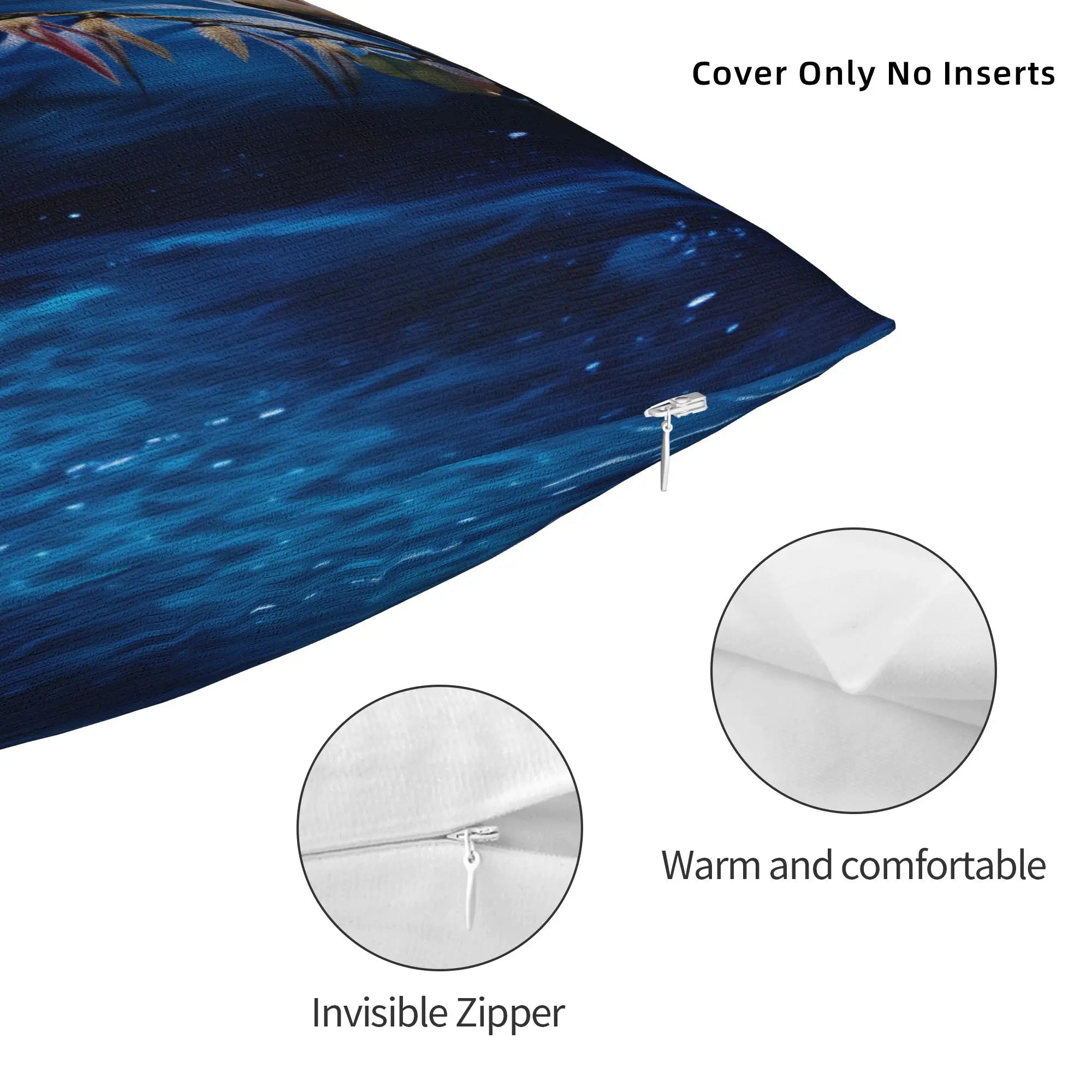 🌊 Funda de Almohada Decorativa Avatar: The Way of Water Suave, Moderna y de Estilo Retro | Ideal para Sofá y Dormitorio