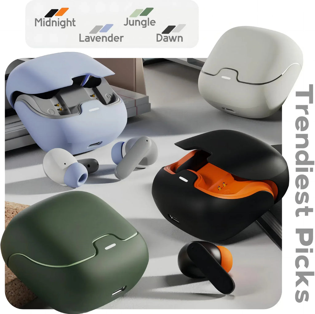 Auriculares Inalámbricos TWS Bluetooth 5.4 con Cancelación de Ruido ENC