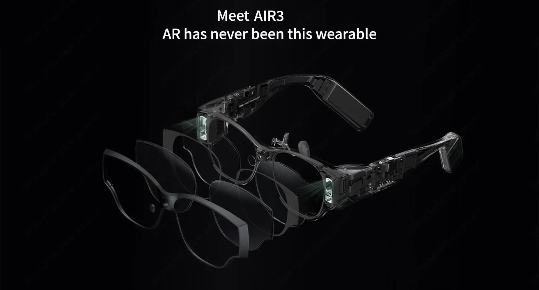 Gafas Inteligentes AR INMO AIR 3 - Realidad Aumentada 1080P con Cámara 16MP y Android