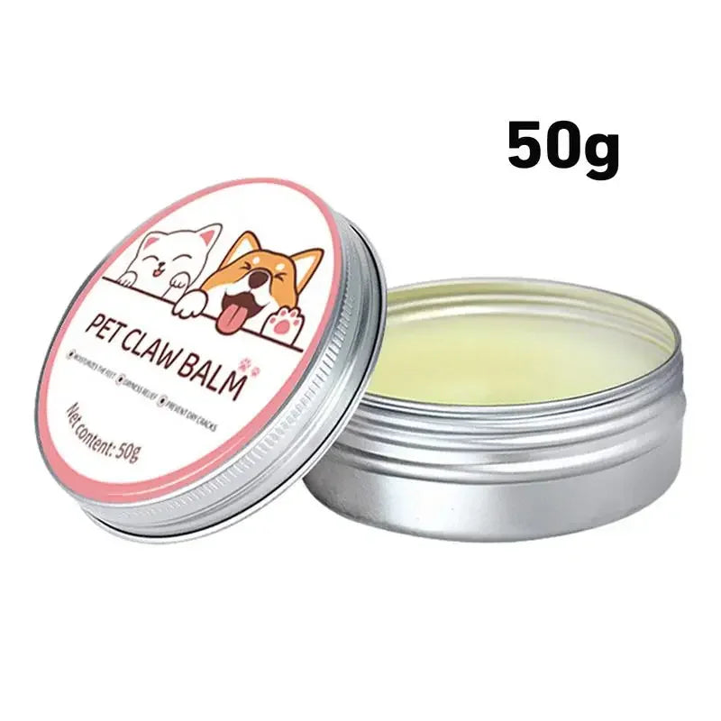 Bálsamo para patas de gatos, 50g, crema protectora para patas de perros y gatos, Protector de nariz para mascotas, hidratante, grietas para mascotas, accesorios de reparación de pies para gatos