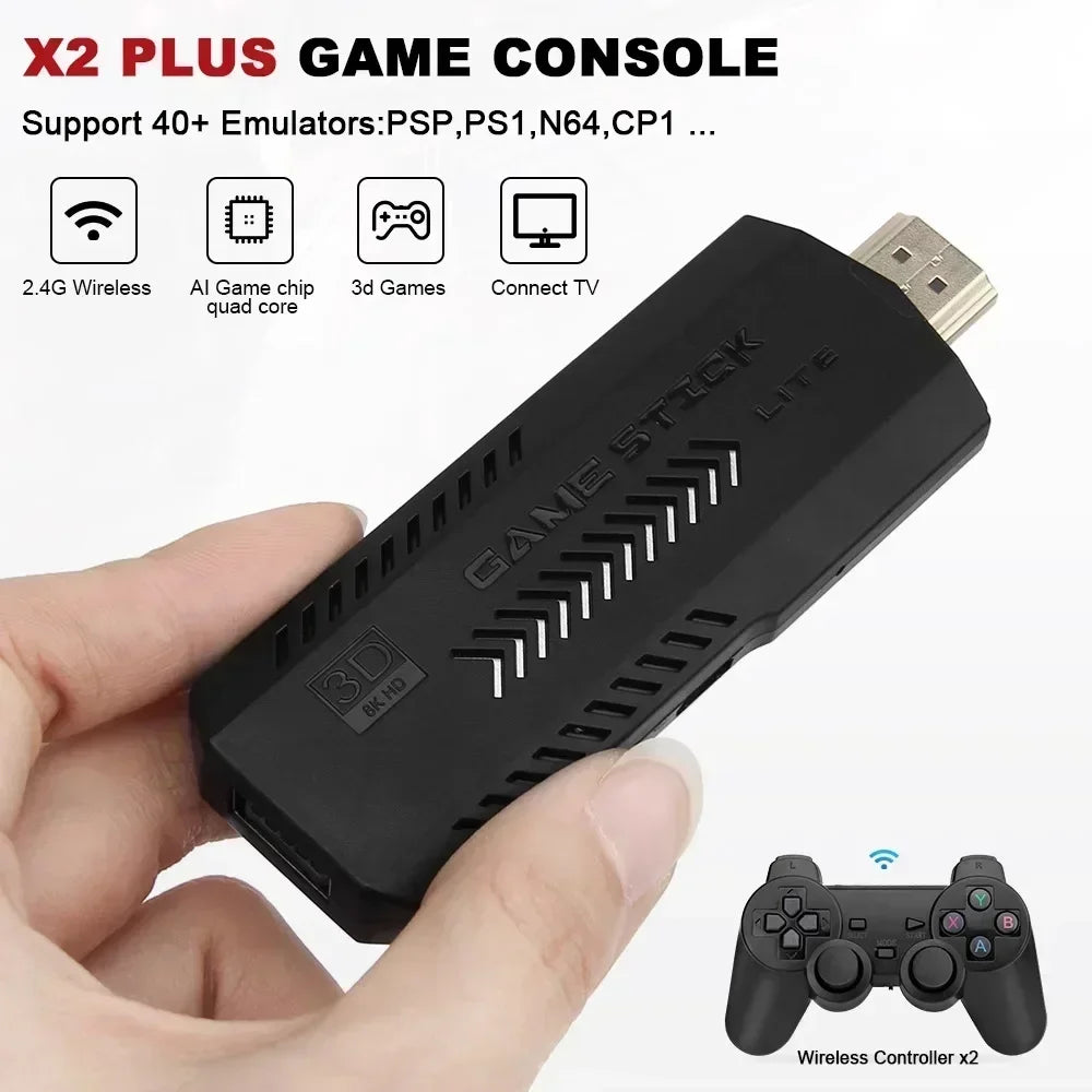 Consola Portátil X2 Plus 256GB - 50,000 Juegos 4K HDMI 50+ Emuladores