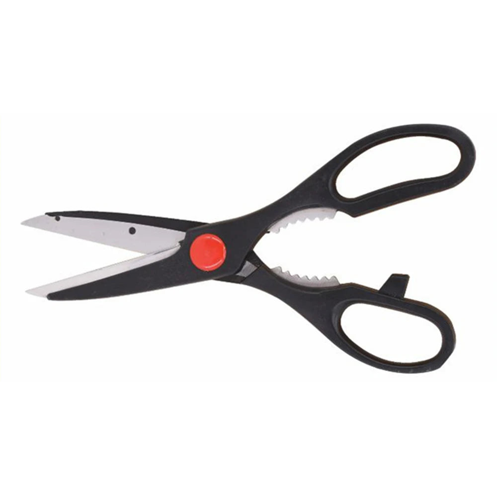 ✂️ Tijeras de Cocina Multifuncionales de Acero Inoxidable Afiladas, Seguras y Duraderas | Incluyen Cascanueces Integrado