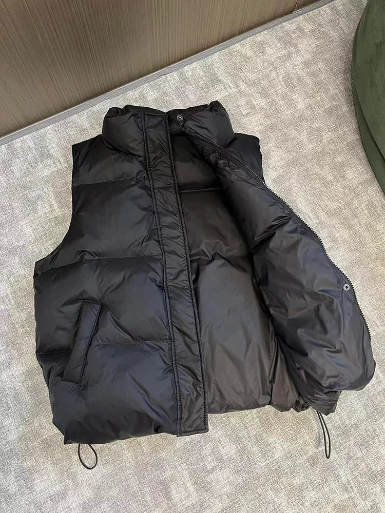 Ceco de Hombre de Color Sólido, Estilo Urbano, Marca de Moda de la Costa Oeste, Chaqueta de Aodón con Hombros Caídos, Es...