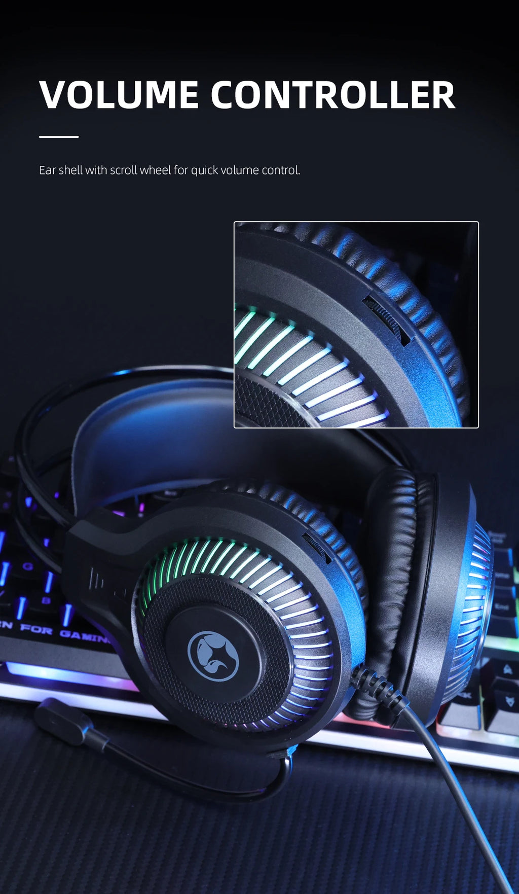 🎮 Kit Gamer MARVO 4 en 1 RGB Teclado + Mouse + Audífonos + Mousepad | Rendimiento Total para Gaming