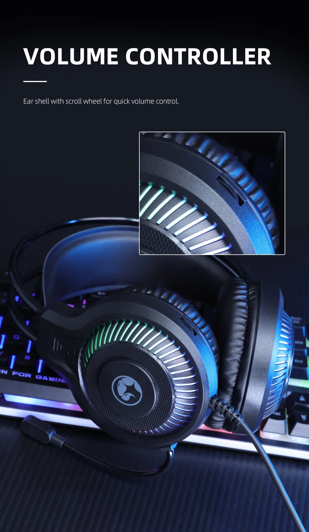 🎮 Kit Gamer MARVO 4 en 1 RGB Teclado + Mouse + Audífonos + Mousepad | Rendimiento Total para Gaming