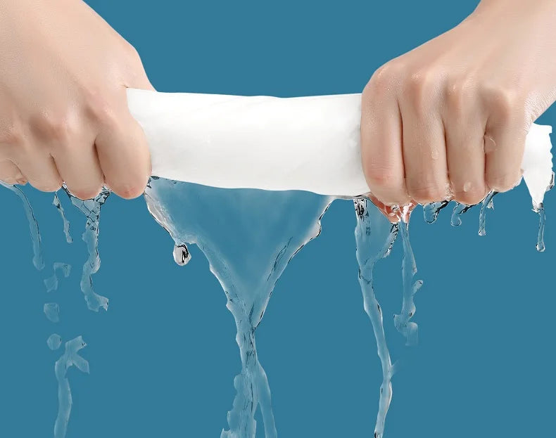 Toallas Faciales Desechables de Algodón 100% - Toallitas Suaves para Desmaquillado y Limpieza