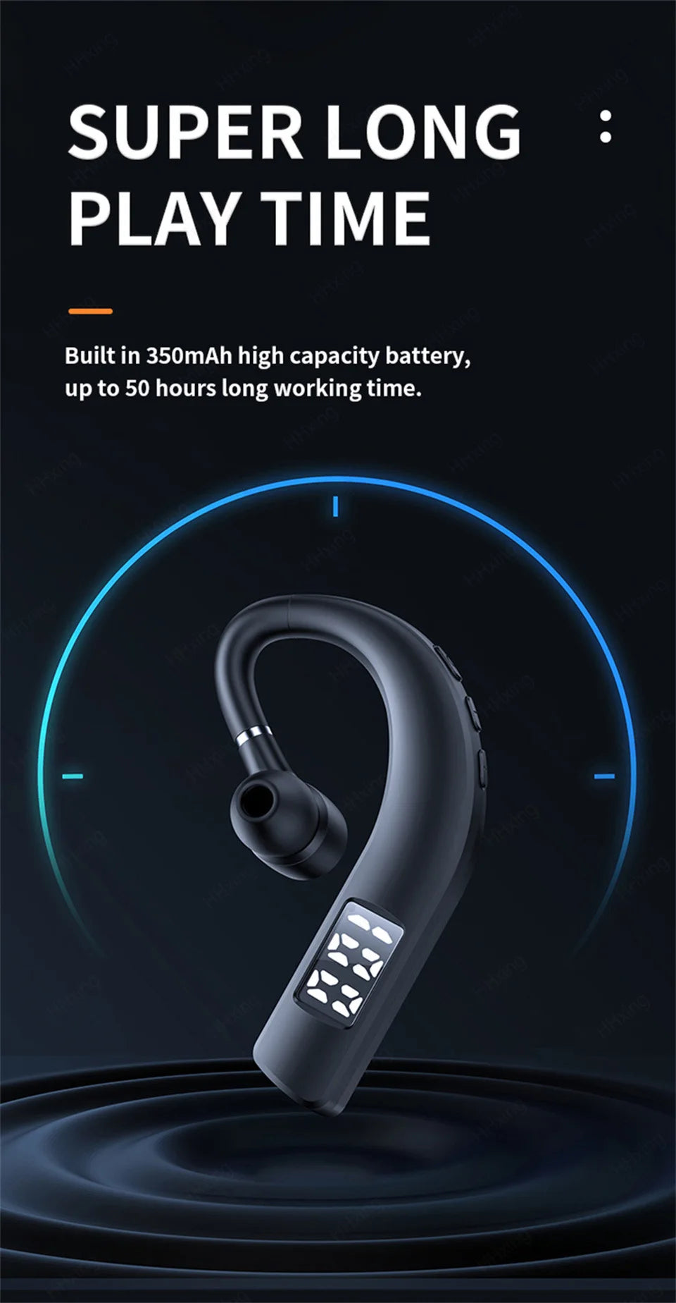 Auriculares Bluetooth con Micrófono para Conducir - Manos Libres con Cancelación de Ruido