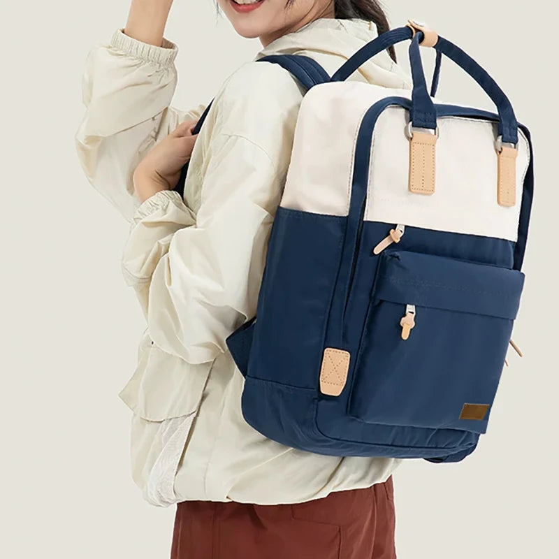 Mochila para Laptop 15.6" Mujer - Impermeable con Portavasos Gran Capacidad