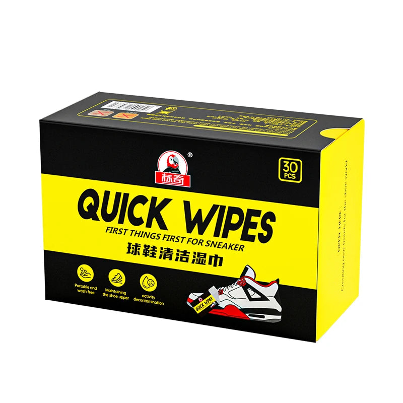Toallitas Húmedas para Limpieza de Tenis y Calzado Deportivo - 30 Piezas