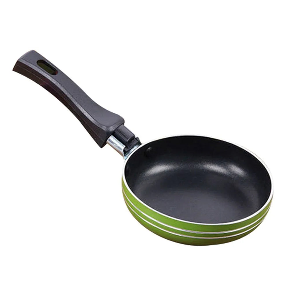 Mini sartén antiadherente de acero de 12cm/14cm/16/18cm, cacerola de Color aleatorio para utensilios de cocina