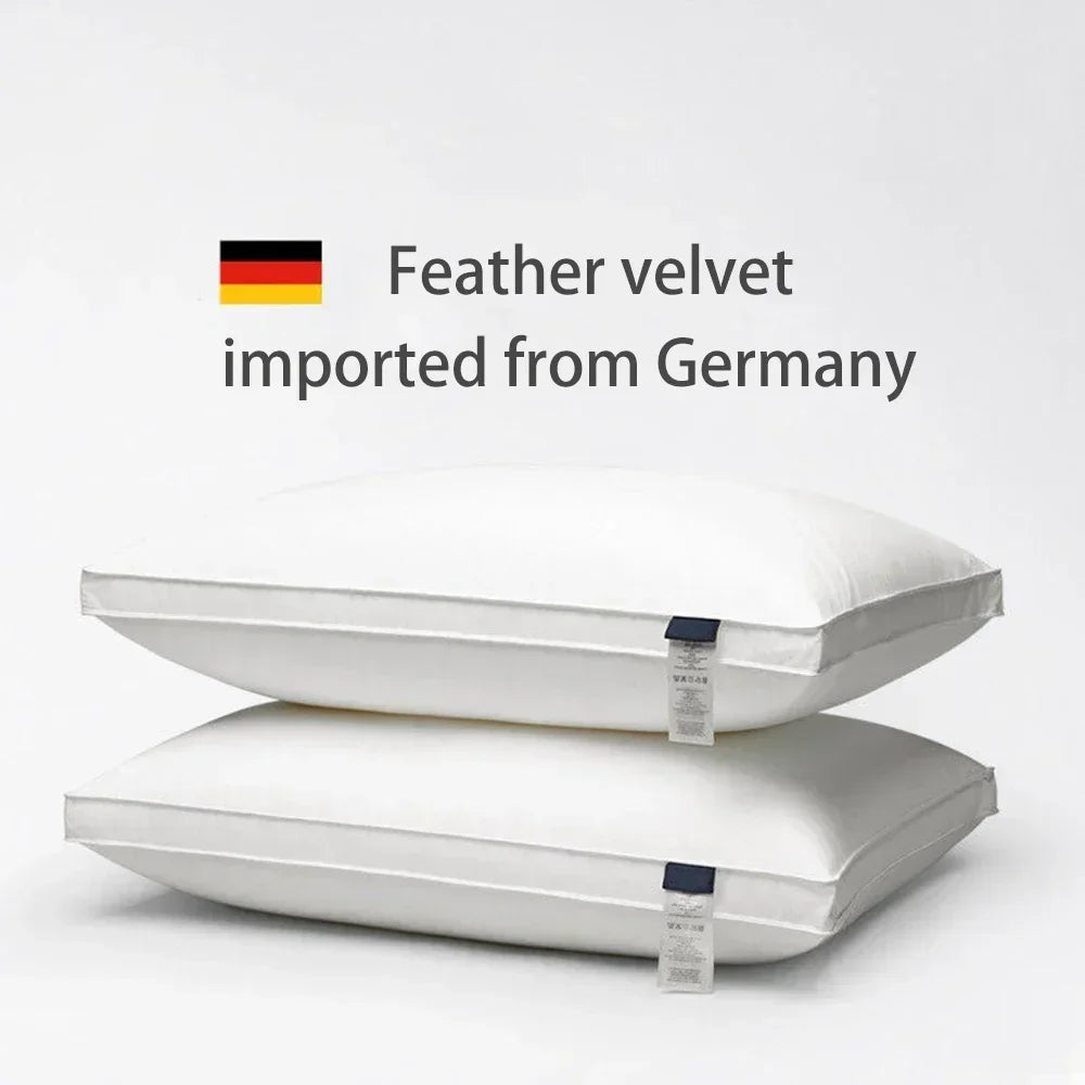 Almohada de Cuerpo Completo de Algodón 100% - Almohada Larga para Dormir con Funda Suave