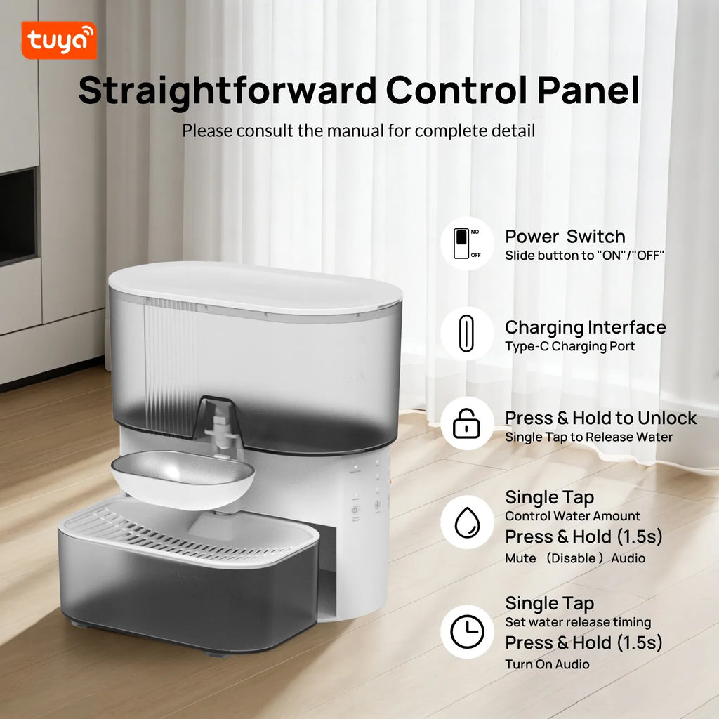 🐾 Fuente de Agua Automática para Mascotas 3L | Sin Filtro, Silenciosa y con Autolimpieza Agua siempre fresca, limpia y segura para tu mascota — sin filtros ni cables