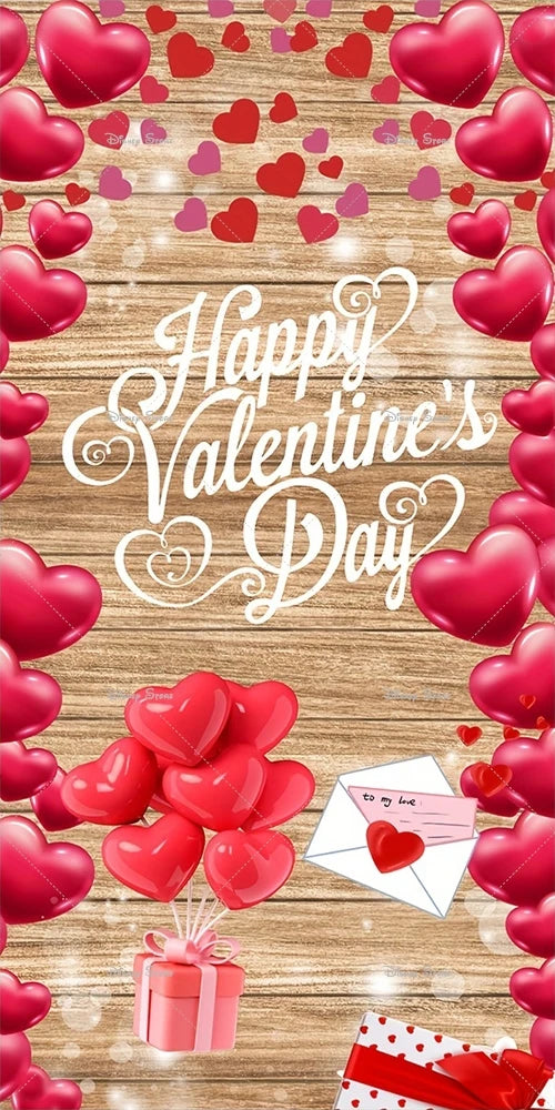 Banner de cubierta de puerta para el Día de San Valentín, rosas rojas, amor, fotografía, decoración de fondo, boda, novia, suministros para fiesta del Día de la madre