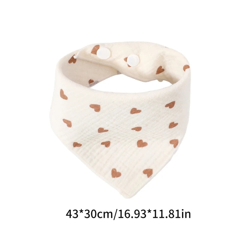 Toallitas de Muselina para Bebé - Baberos Absorbentes con Diseños de Animales