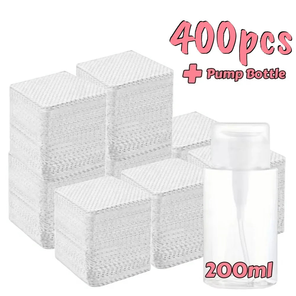 Toallitas para Uñas sin Pelusa - Limpieza Profesional para Manicure (200 pcs)