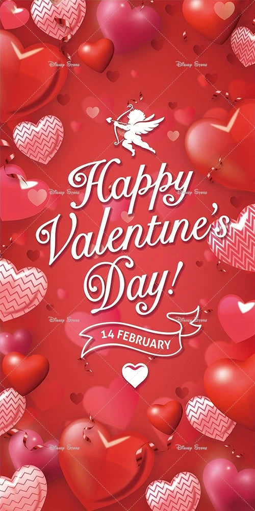 Banner de cubierta de puerta para el Día de San Valentín, rosas rojas, amor, fotografía, decoración de fondo, boda, novia, suministros para fiesta del Día de la madre