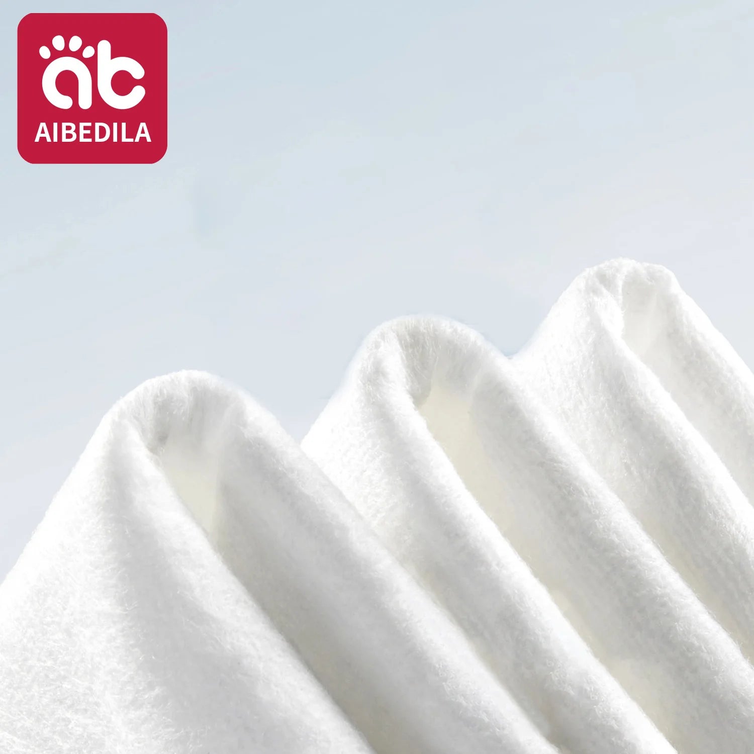 Toallitas Secas para Bebé 100% Algodón - Hipoalergénicas Sin Perfume (60 pcs)