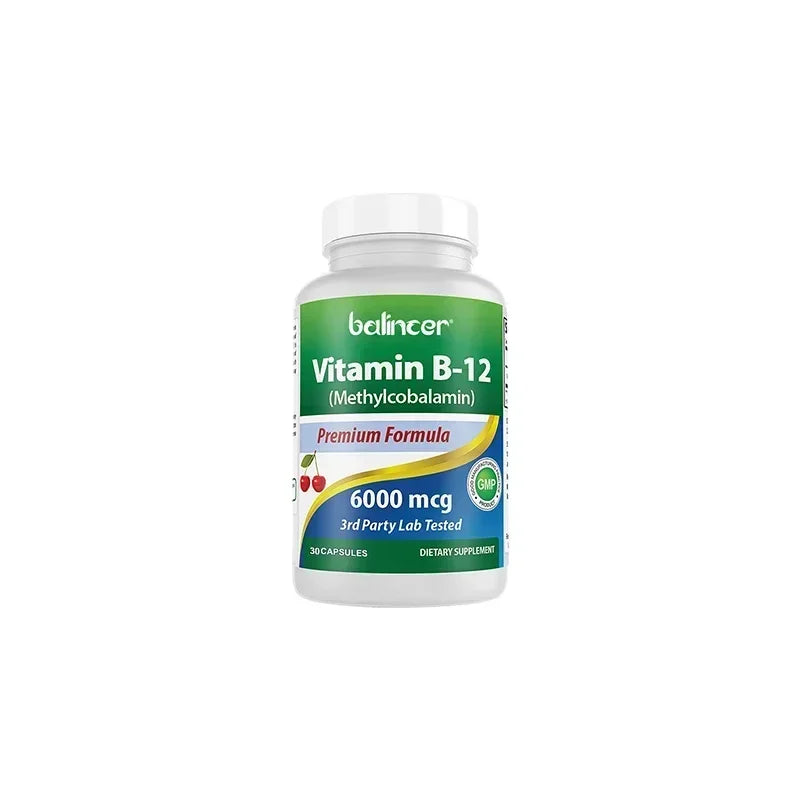 Vitamina B12 Balincer | Apoyo para Energía, Metabolismo, Función Cerebral y Sistema Nervioso
