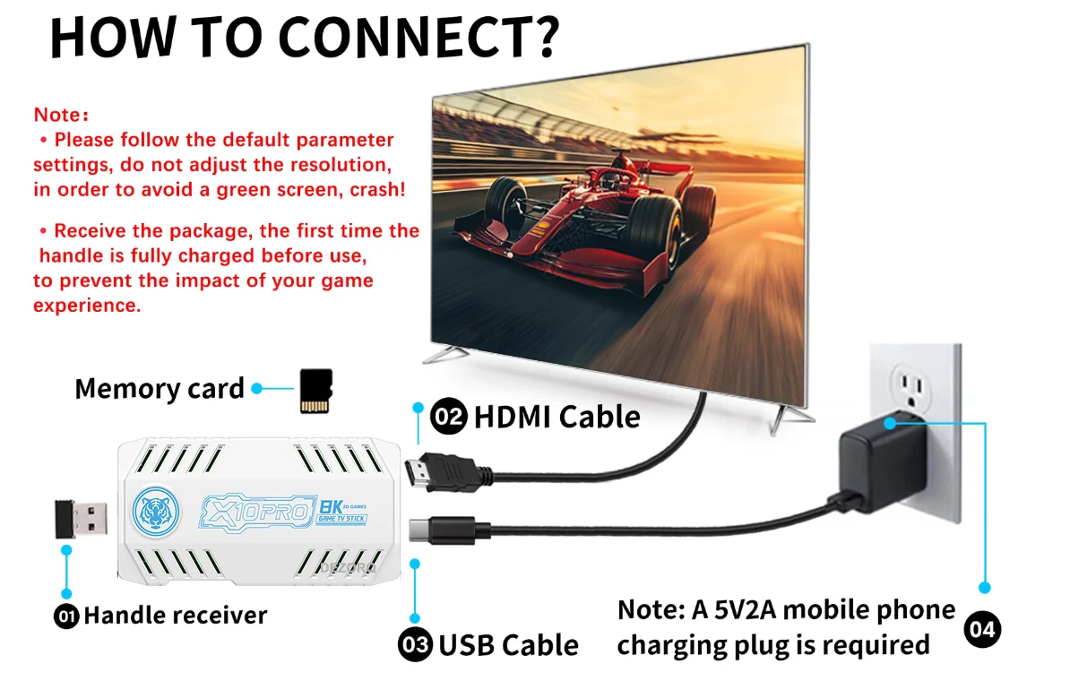 Consola X10 Pro 128GB - 50,000 Juegos Retro 4K Dual Gamepad Inalámbrico