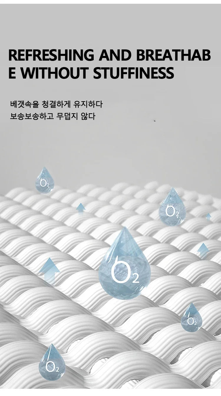 Almohada de Cuerpo Completo de Algodón 100% - Almohada Larga para Dormir con Funda Suave