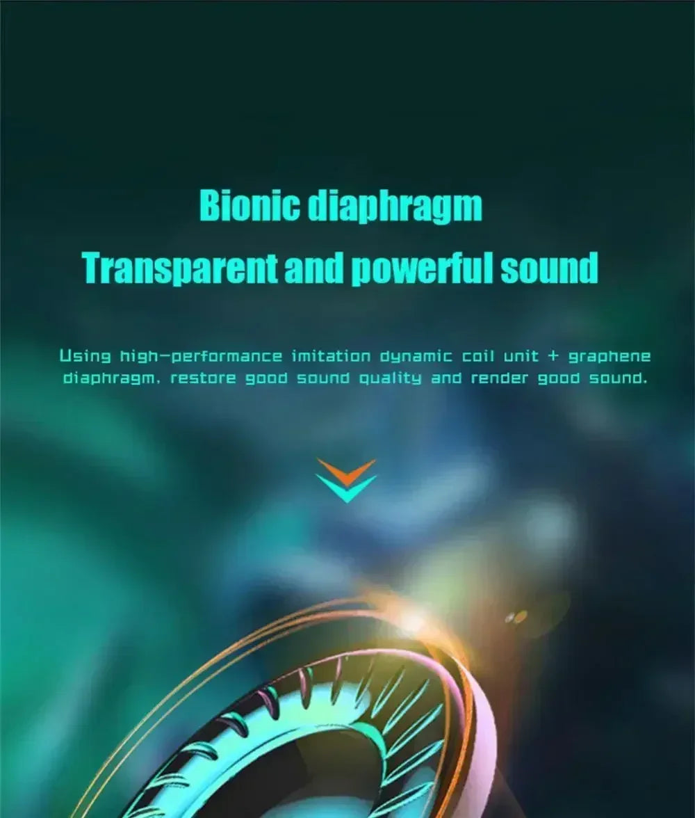 Auriculares Inalámbricos TWS con Pantalla Digital - Bluetooth para Gaming