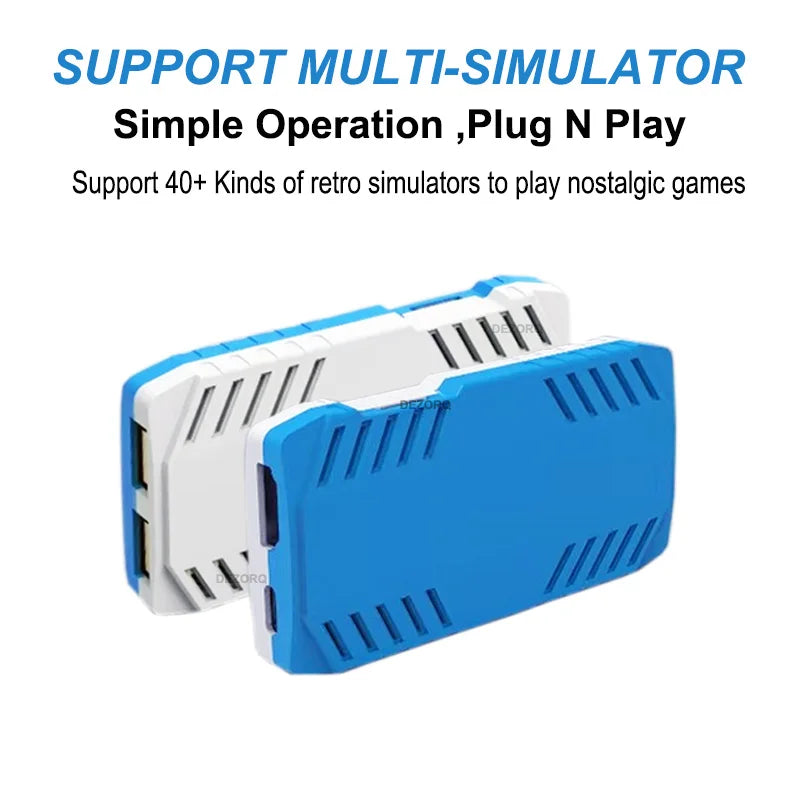 Nueva consola de juegos de TV 128G integrada 50000 juegos Retro 50 emuladores Videojuegos Consola Dual Wireless Gamepad X10 Pro Game Stick 4K