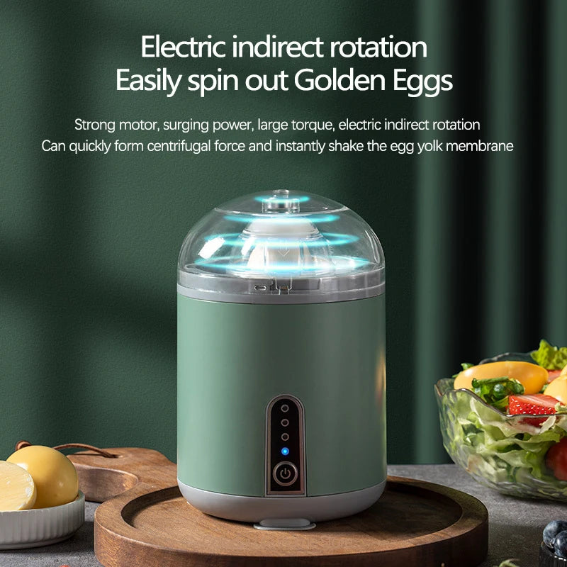 Batidora de huevos eléctrica, agitador de huevos, máquina para hacer huevos dorados, mezcla automática de huevos, blanco y y yema, suministros de cocina, homogeneizador de huevos