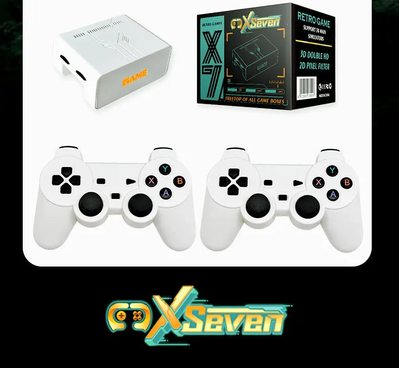 Consola Retro Y7 Super TV Game Box - 10,000+ Juegos HD Dual Control 128GB