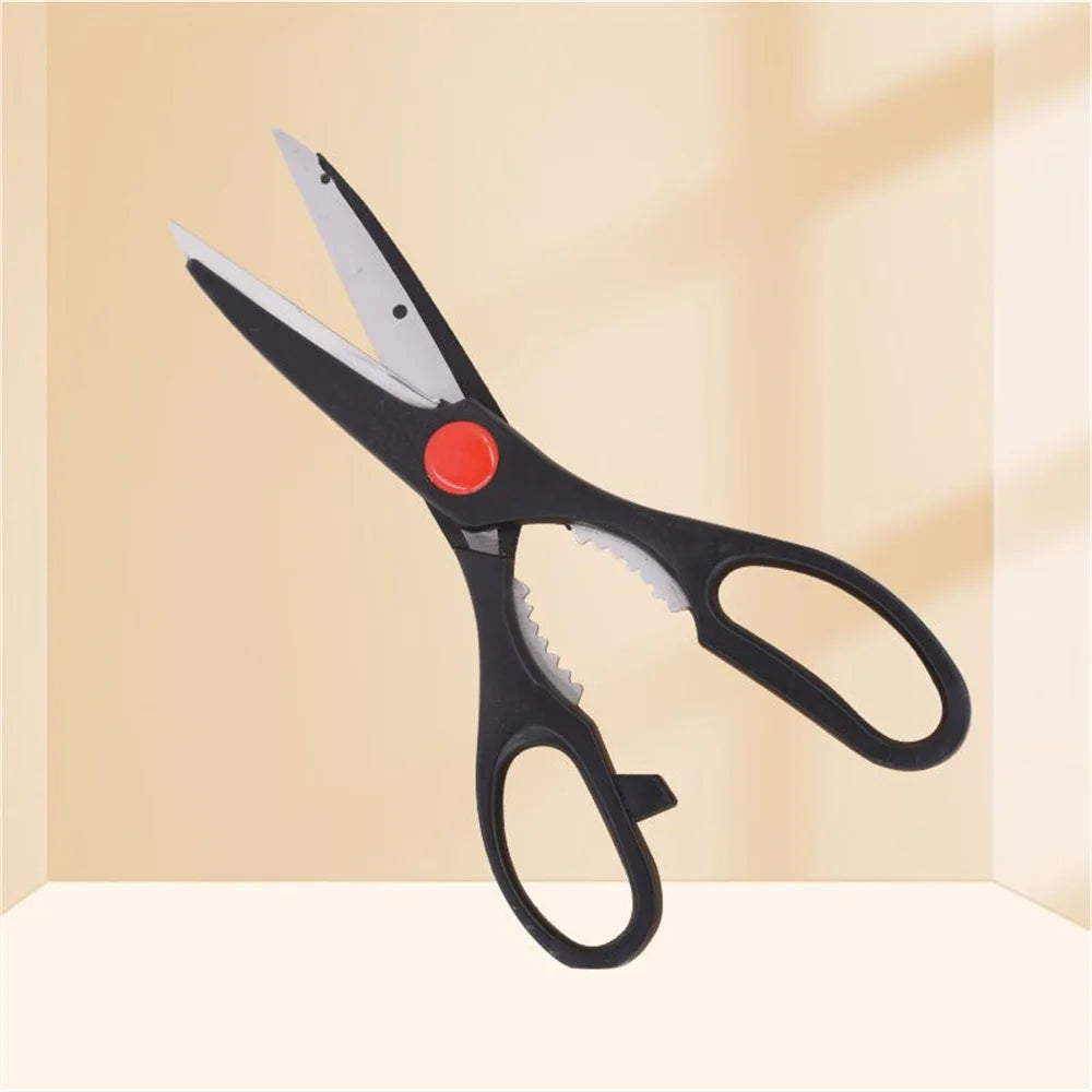 ✂️ Tijeras de Cocina Multifuncionales de Acero Inoxidable Afiladas, Seguras y Duraderas | Incluyen Cascanueces Integrado
