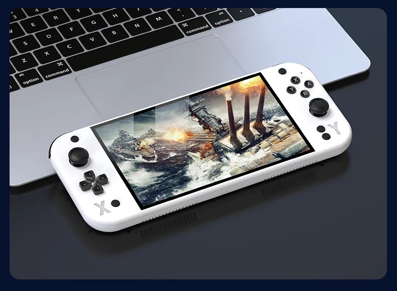 Consola de juegos portátil G90 de 7 pulgadas, 64GB, 4000mAh, arcade, adecuada para PSP/PS1, controlador de juego de TV retro, regalo para niños