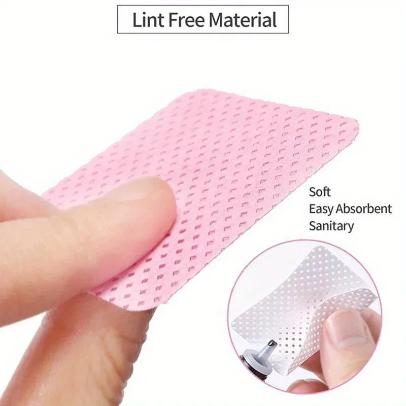 Toallitas para Uñas sin Pelusa - Limpieza Profesional para Manicure (200 pcs)