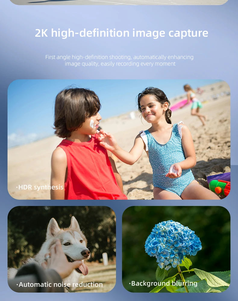 Gafas inteligentes AI, traducción AI, cámara HD de 8MP, imagen de disparo 4K, grabación de conversación, escucha de música, novedad de 2026