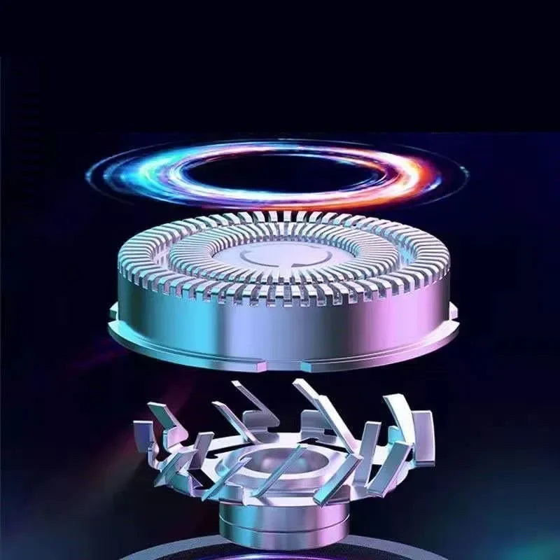 Maquinilla de Afeitar Eléctrica Recargable USB - Compacta Portátil Húmedo/Seco