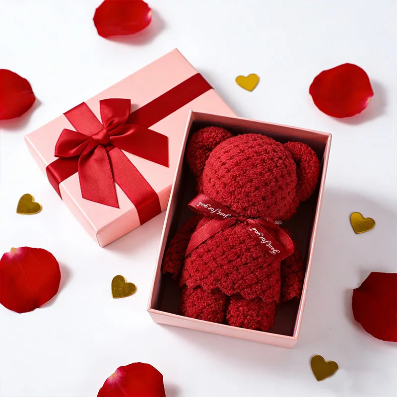 1-10 Uds. Toalla de oso de peluche, regalo para Baby Shower, recuerdos de fiesta de cumpleaños para niños, regalo de invitados de aniversario de boda, decoración navideña de Pascua