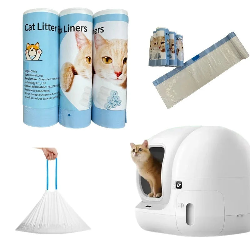Bolsas de Repuesto Gruesas para Arenero Autolimpiante Petkit Pura Max / Pura X – Accesorio Original para Gatos