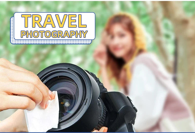 Toallitas Desechables para Gafas y Pantallas - Limpieza de Lentes (100 pcs)