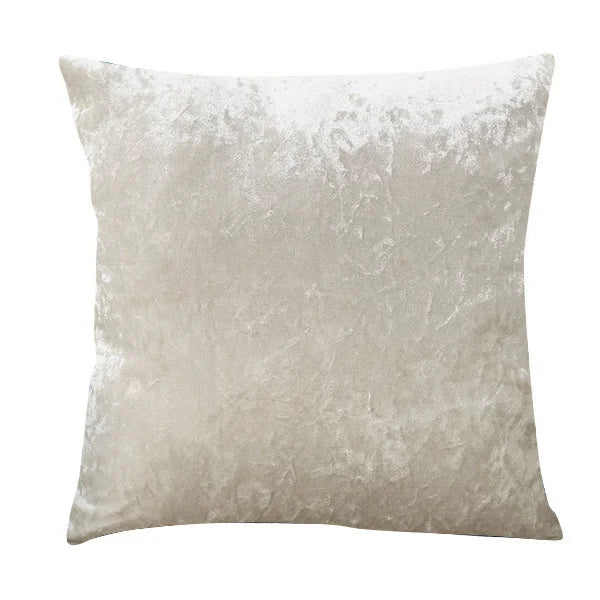 Almohada de terciopelo para sala de estar, cubierta de almohada supersuave de 60x60 cm, utilizada para lanzar sofá, decoración brillante