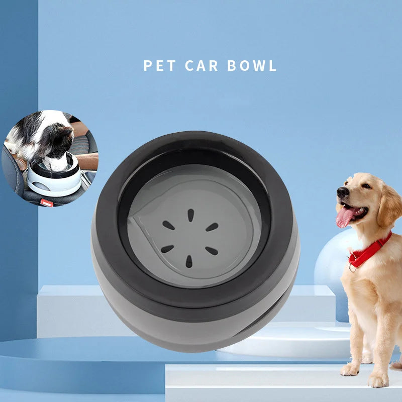 Cuenco Flotante Antiderrames para Perros y Gatos – Bebedero Portátil con Tecnología Antisalpicaduras