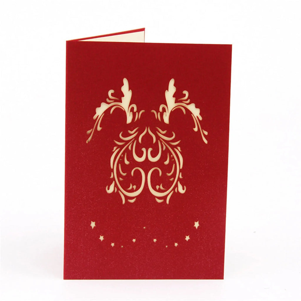 Tarjeta de Felicitación Tridimensional para el Día de San Valentín, Tarjeta de Regalo, Regalos para Fiestas, Decoración para Bodas