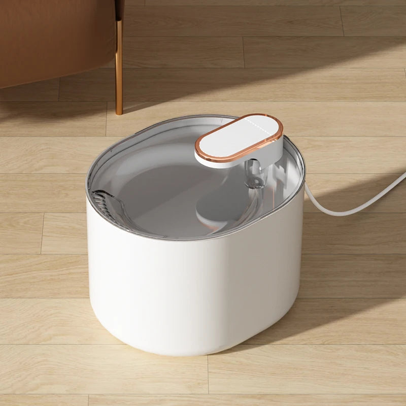 Fuente de agua para gatos de 3L con Sensor de movimiento, dispensador automático de agua para perros con luz LED, fuente de agua potable ultra silenciosa para mascotas