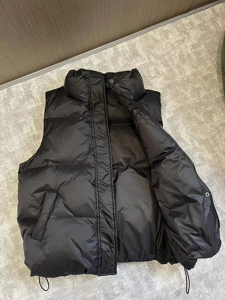 Ceco de Hombre de Color Sólido, Estilo Urbano, Marca de Moda de la Costa Oeste, Chaqueta de Aodón con Hombros Caídos, Es...