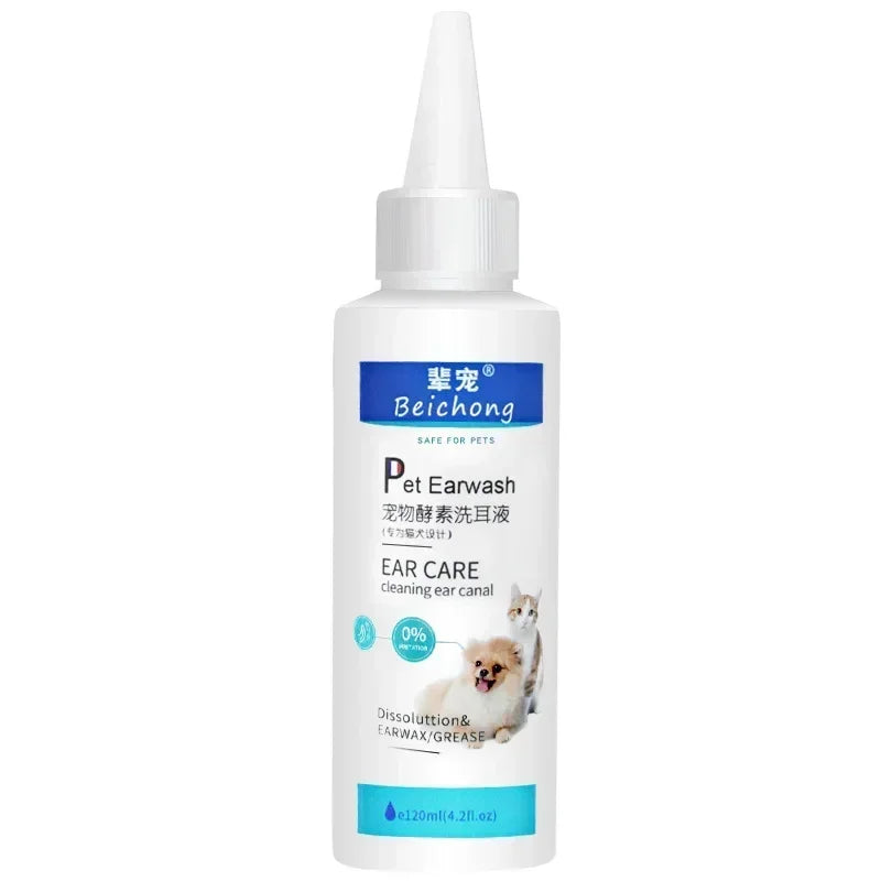 Malassezia otitis medios para gatos y perros picazón, enrojecimiento, hinchazón y gotas antiinflamativas para los oídos
