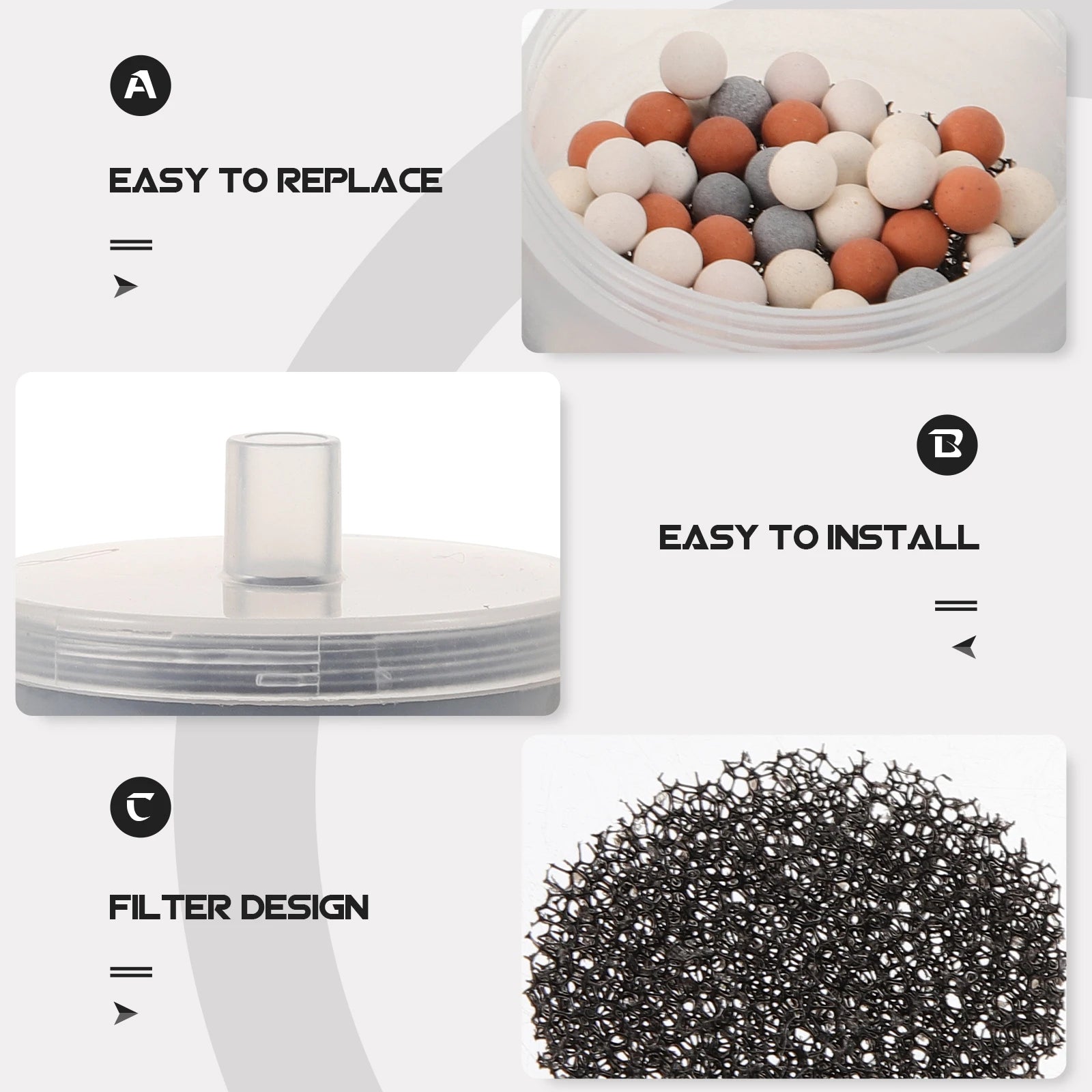 Filtro de Repuesto para Bebedero de Mascotas – Agua Más Limpia y Fresca para Perros y Gatos