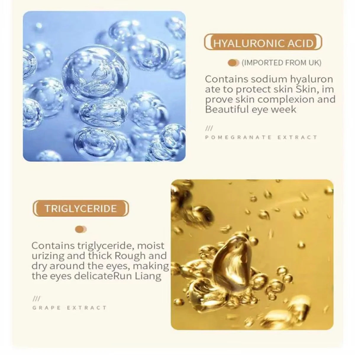 Sérum Facial de Arroz con Ácido Hialurónico - Hidratante Antiarrugas y Reductor de Poros