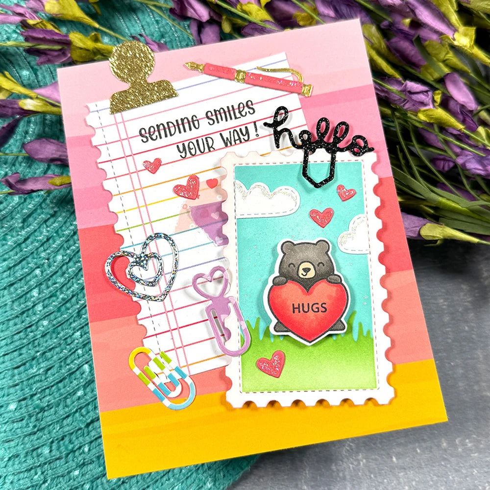 Troqueles de Corte de Metal con Tema de San Valentín, para Repujado y Recorte, para Manualidades, Tarjetas y Scrapbooking