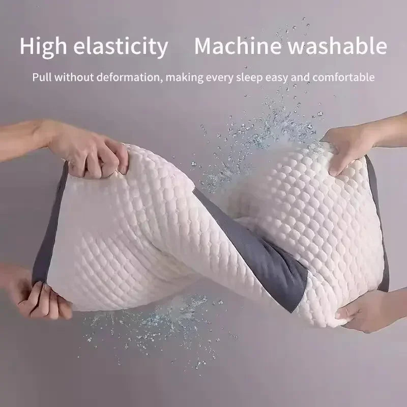 Almohada de masaje de punto lavable de alta calidad, soporte para el cuello para dormir mejor, almohada hipoalergénica, almohada para el hogar no se colapaza
