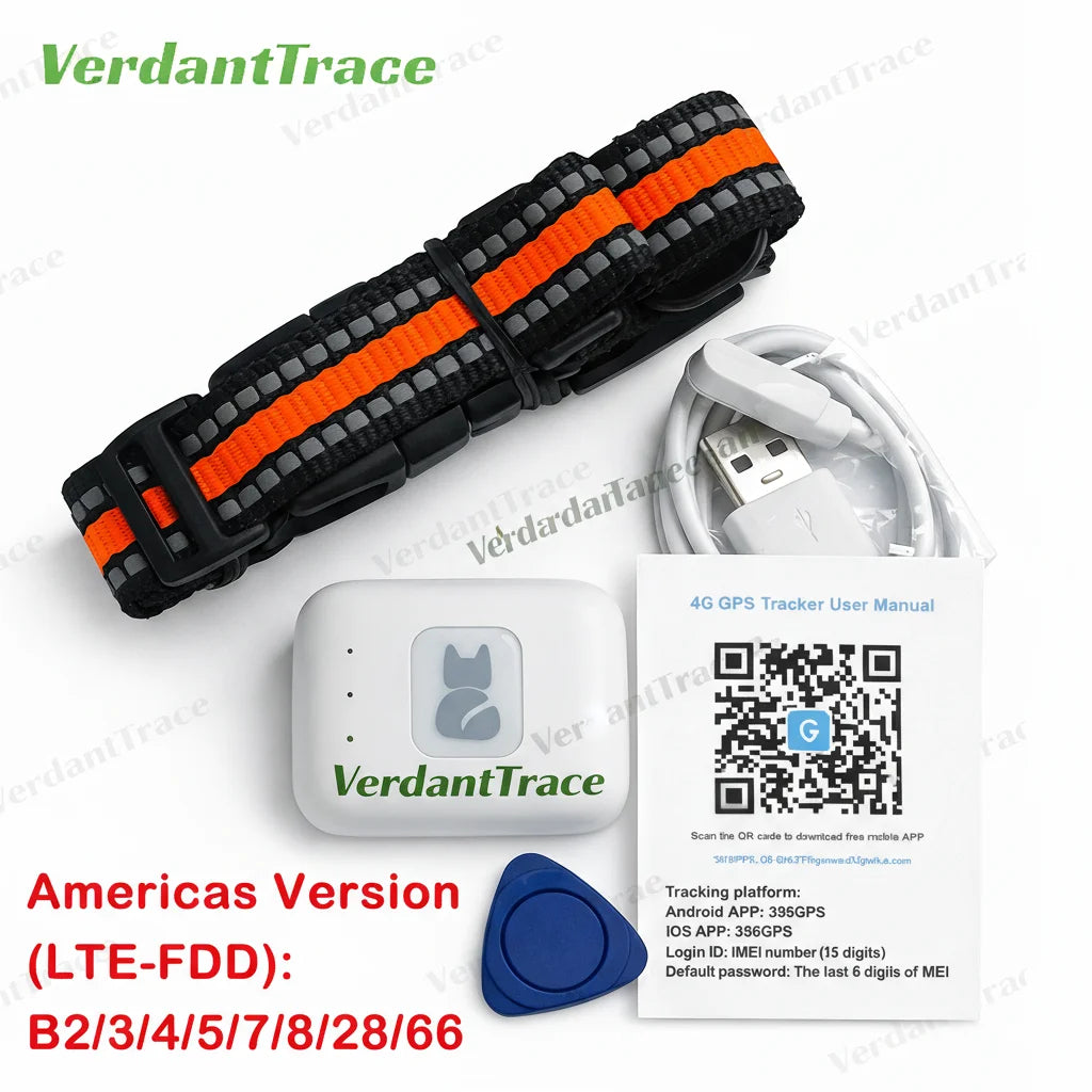 Collar GPS 4G para Perros y Gatos | Rastreo en Tiempo Real + Alertas Inteligentes | Impermeable IP67 | Sin Suscripción